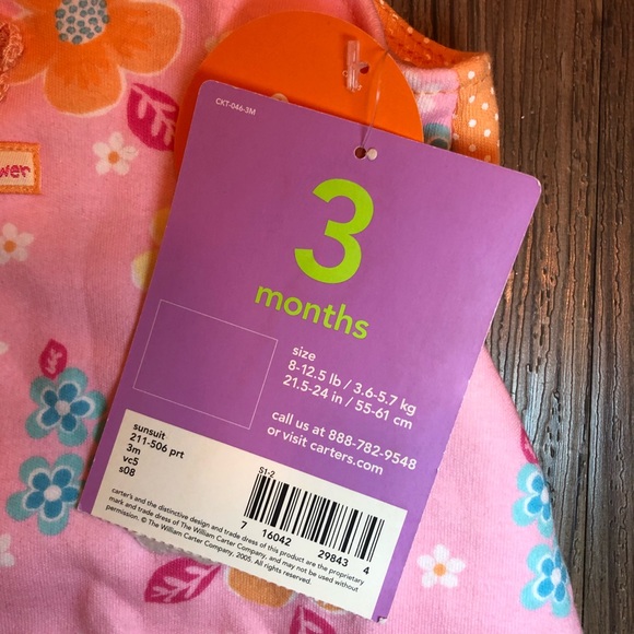 Carter’s keep cool sunsuit, 3 months - Picture 5 of 5